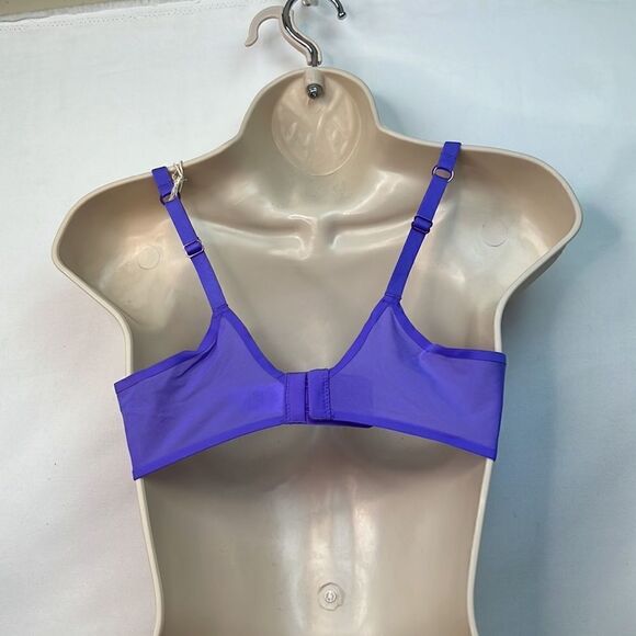 Aerie Smoothez Balconette Mesh unlined purple Demi bra NWT - Picture 6 of 12